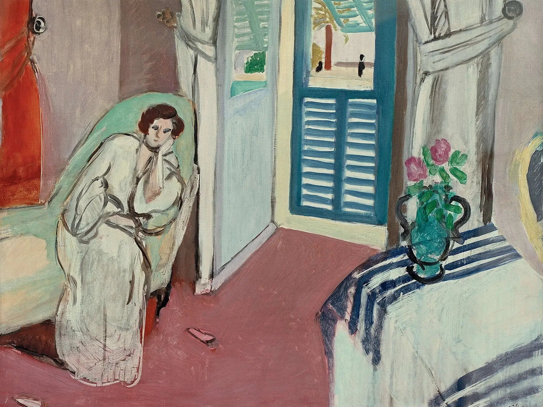 Reproduction du tableau « Femme au divan - Henri Matisse » par Alpha Reproduction en peinture à l’huile