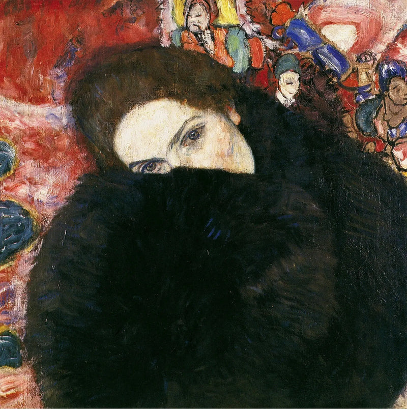 Mujer con manguito - Gustav Klimt