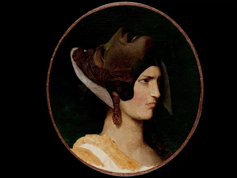 Mujer con máscara antigua - Jean-Léon Gérôme