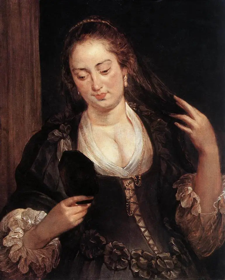 Mujer ante el espejo - Peter Paul Rubens