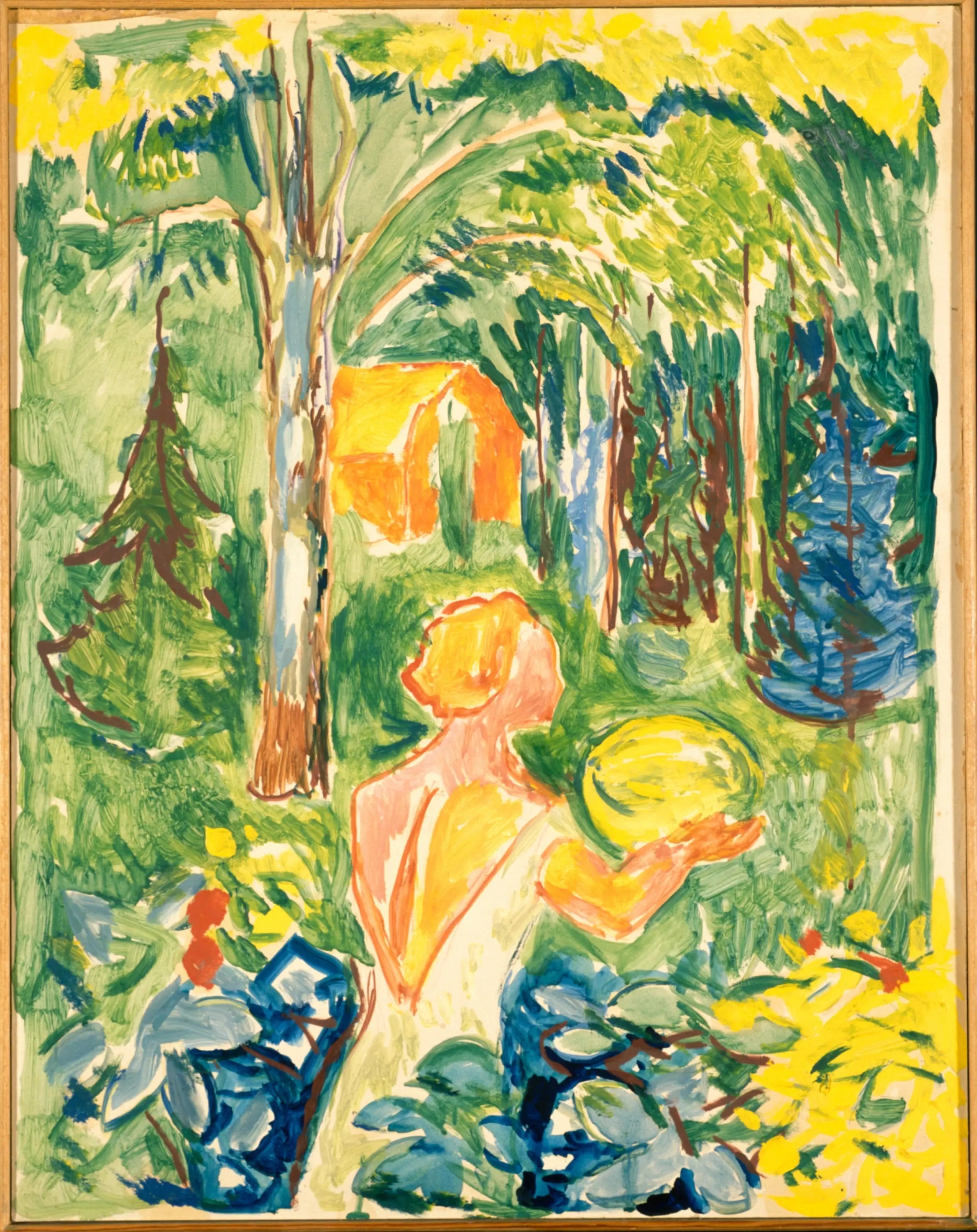 Reproduction du tableau « Femme au potiron - Edvard Munch » par Alpha Reproduction en peinture à l’huile