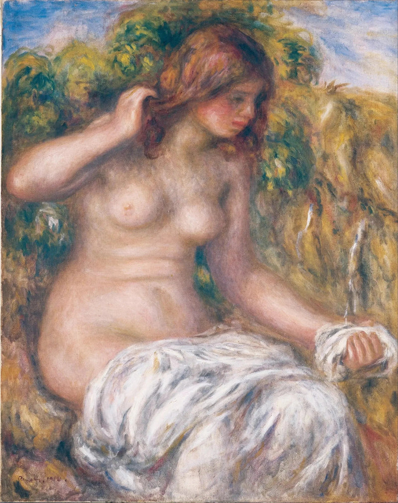Mujer en primavera - Pierre-Auguste Renoir