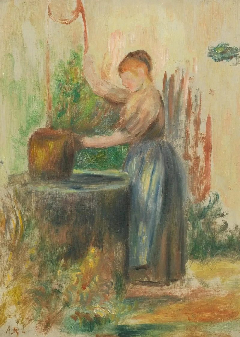 Mujer en el pozo - Pierre-Auguste Renoir