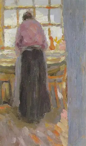 Mujer planchando - Kazimir Malevich