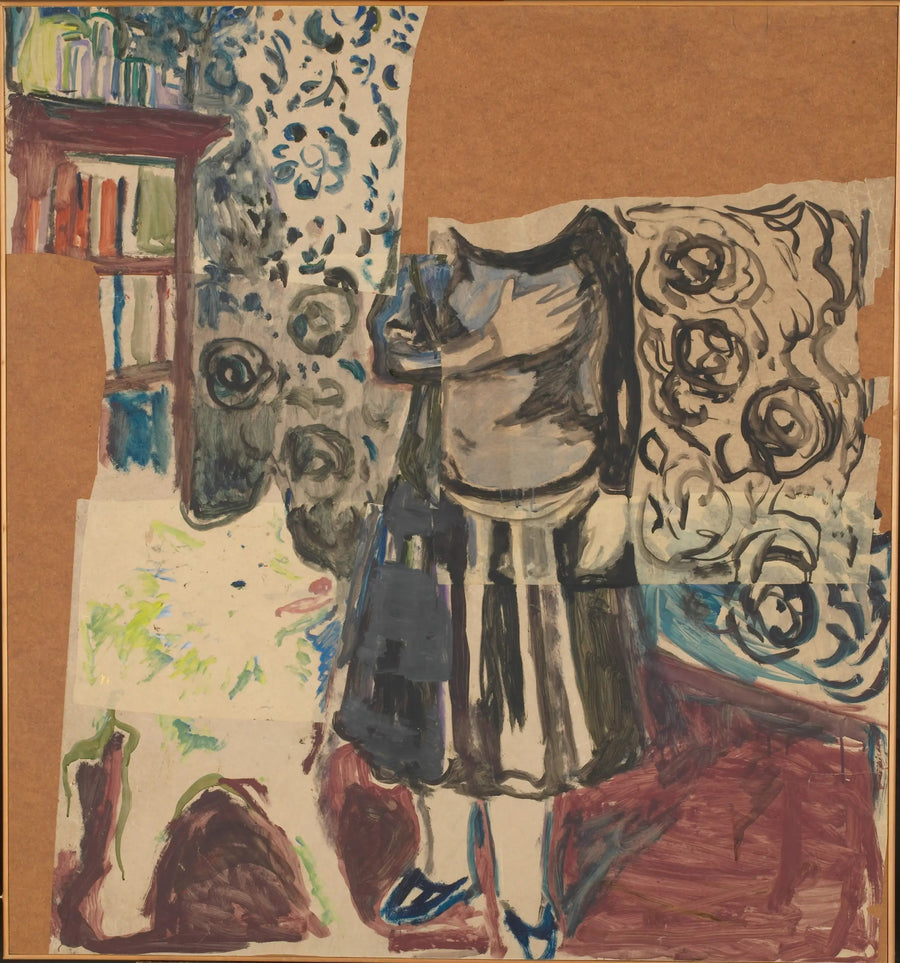 Mujer con samoyedo - Edvard Munch