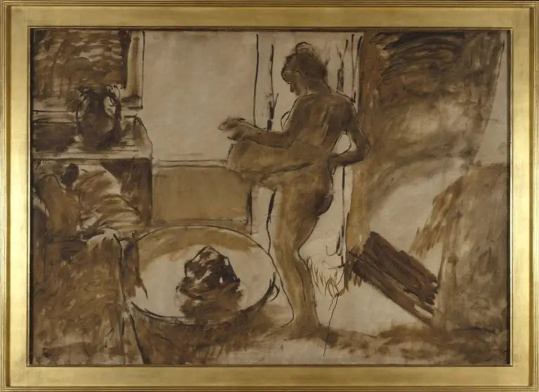 Mujer en la Bañera - Edgar Degas