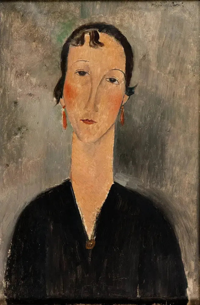 Mujer con pendientes - Amedeo Modigliani