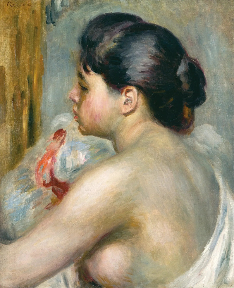Mujer con cabello negro - Pierre-Auguste Renoir