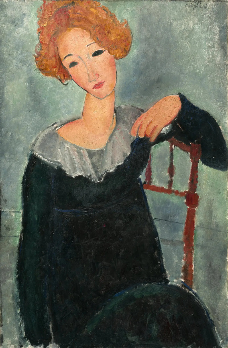 Mujer con cabello rojo - Amedeo Modigliani