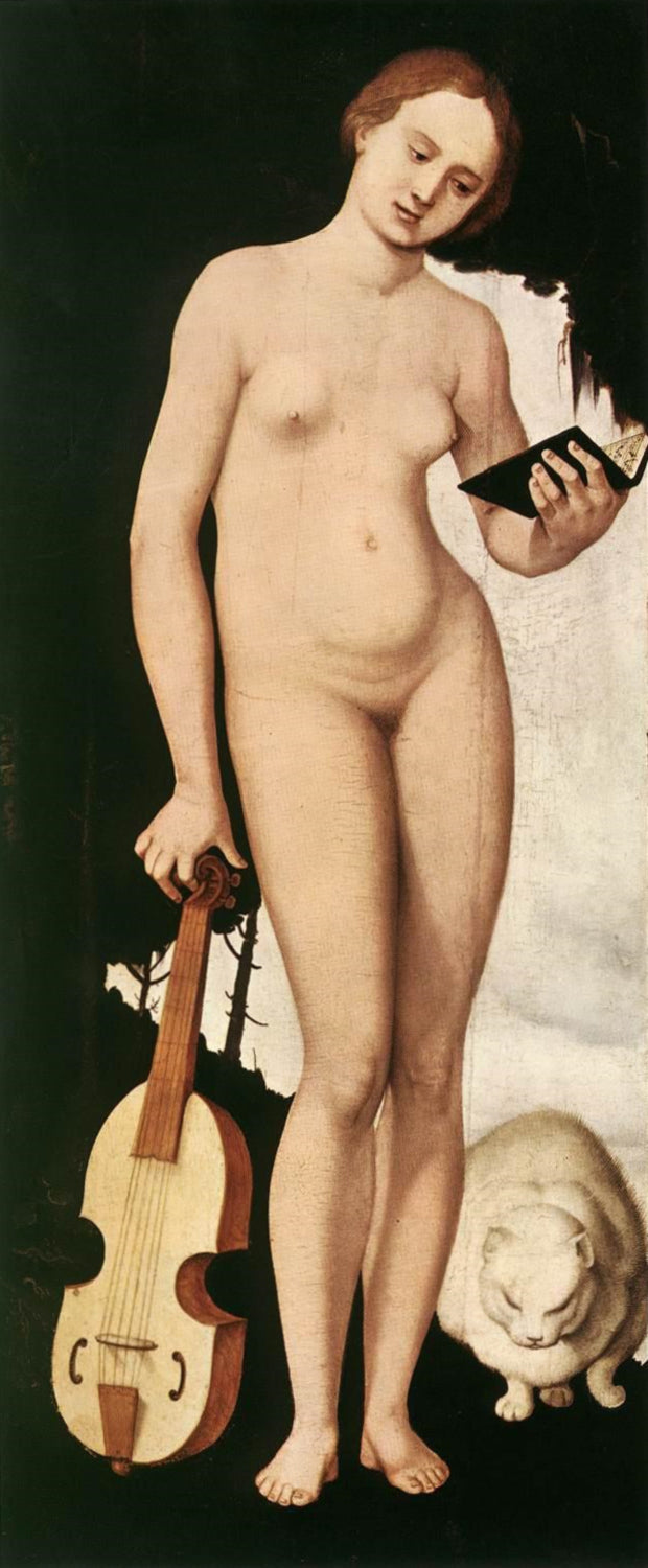 Mujer con gato - Hans Baldung Grien