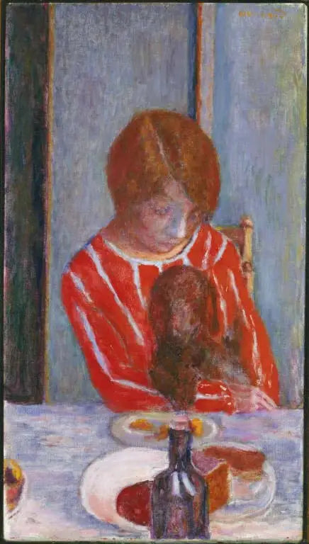 Mujer con perro - Pierre Bonnard