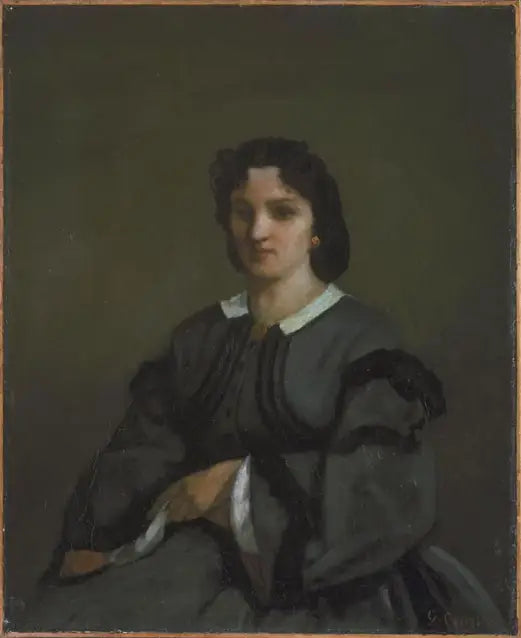 Mujer con guantes - Gustave Courbet