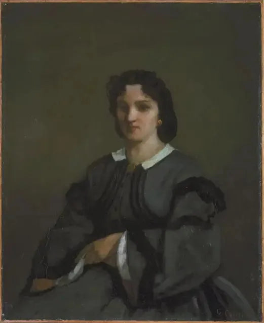 Mujer con guantes - Gustave Courbet