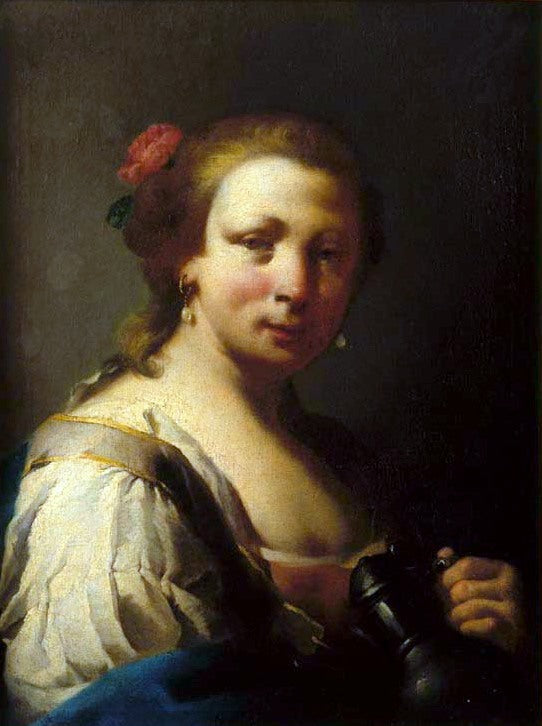 Mujer con una jarra - Giovanni Battista Piazzetta