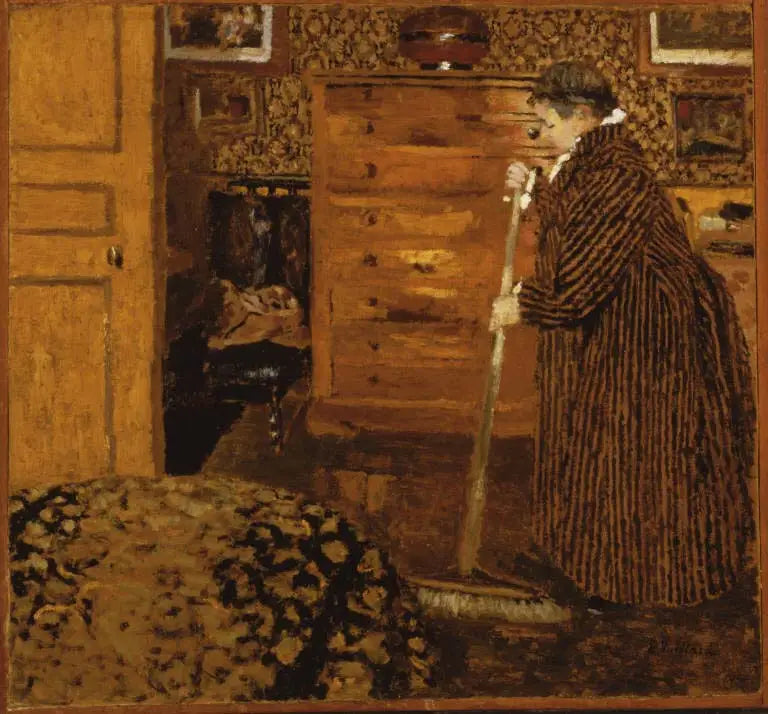Mujer barriendo - Édouard Vuillard