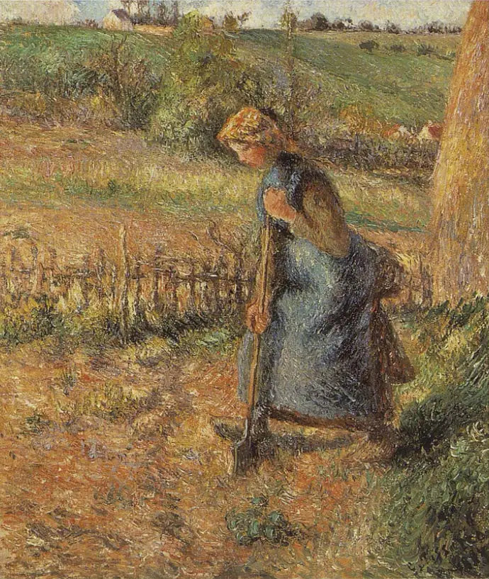 Mujer bechante - Camille Pissarro