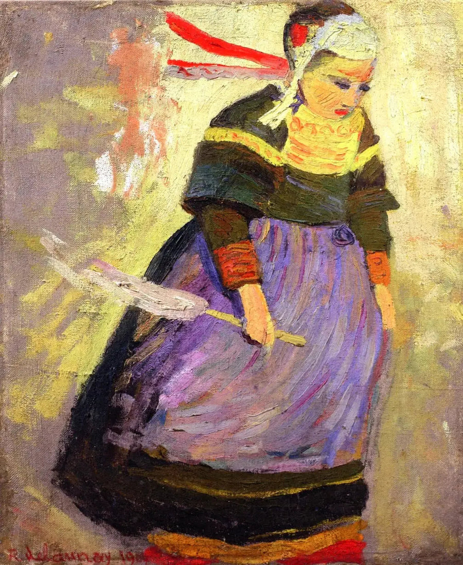 Mujer bretona - Robert Delaunay