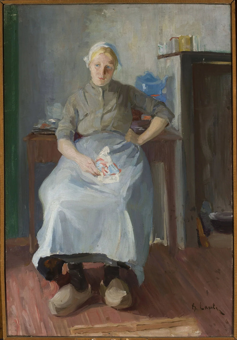 Mujer bretona - Valentin Serov