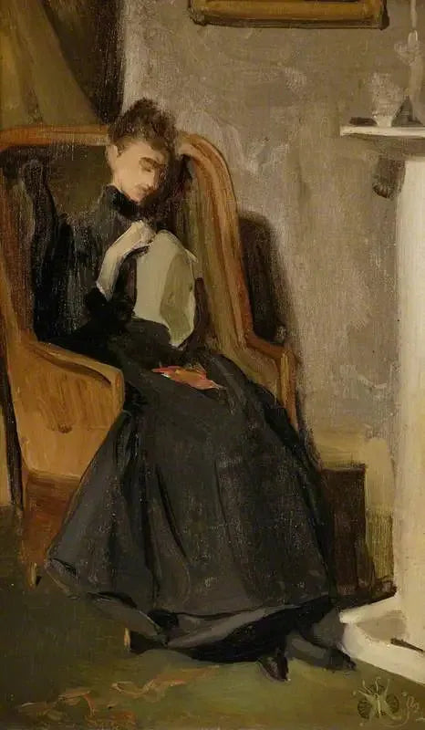 Mujer cosiendo - James Abbott McNeill Whistler