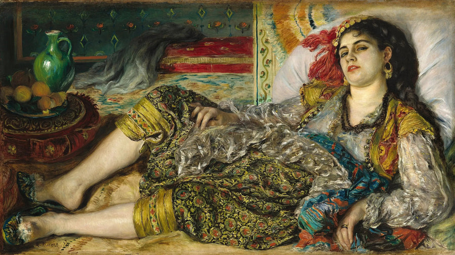 Mujer de Argel - Pierre-Auguste Renoir