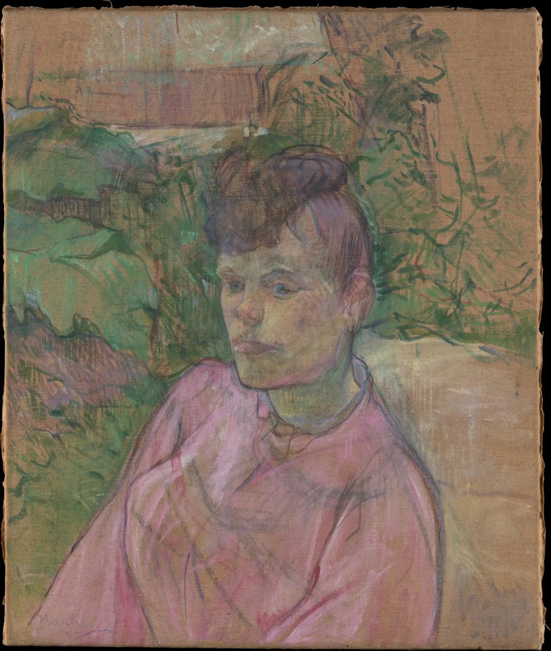 Mujer en el jardín del señor Forest - Henri de Toulouse-Lautrec