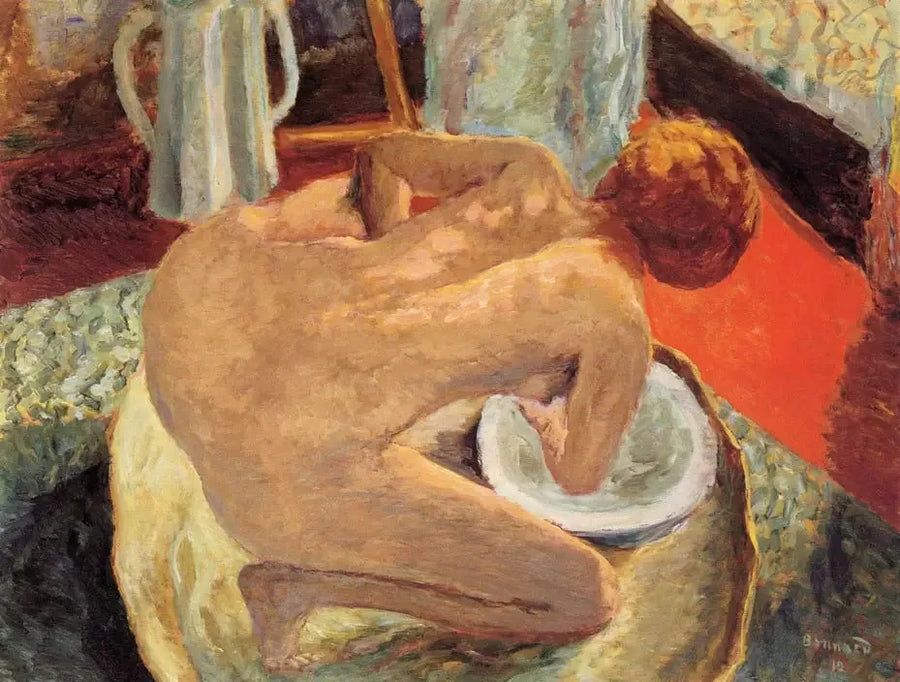 Mujer en un baño - Pierre Bonnard