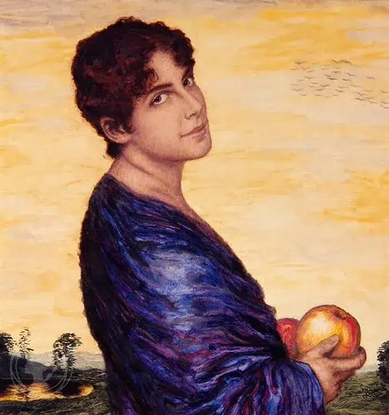 Mujer en un Paisaje - Franz Von Stuck