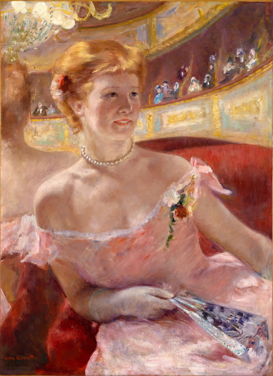 Mujer en un palco - Mary Cassatt