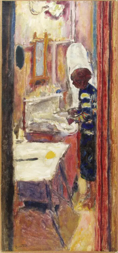Mujer de pie en un interior - Pierre Bonnard
