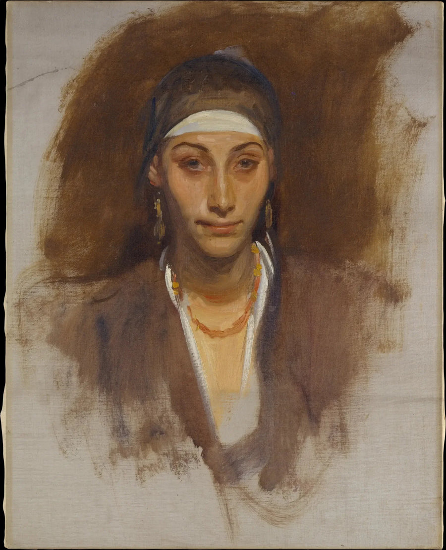 Mujer egipcia con pendientes - John Singer Sargent