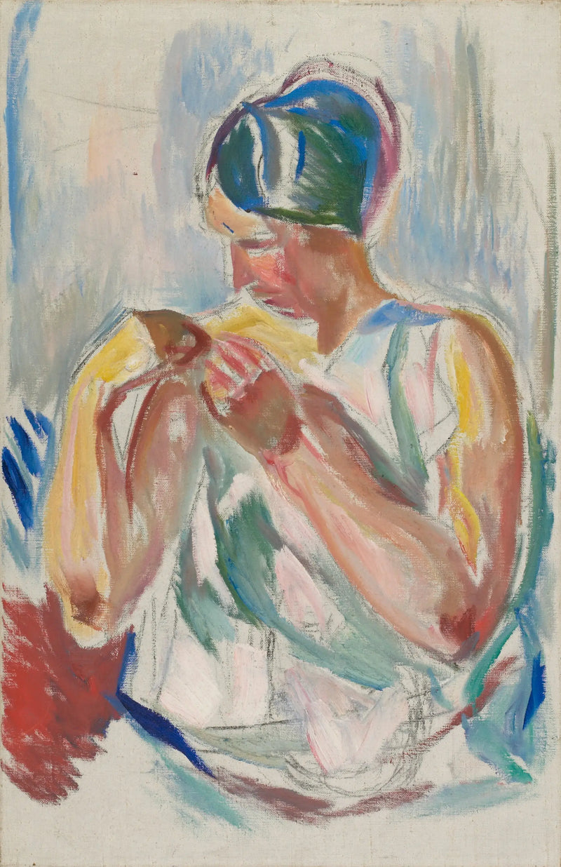 Mujer en bata - Edvard Munch