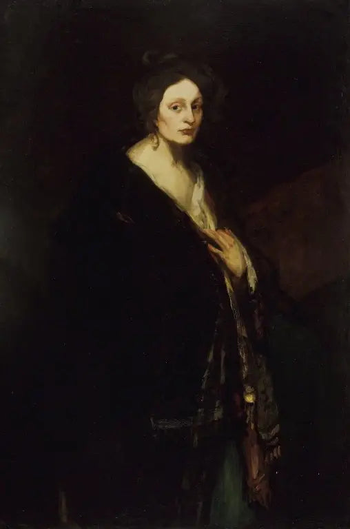 Mujer con abrigo - Robert Henri