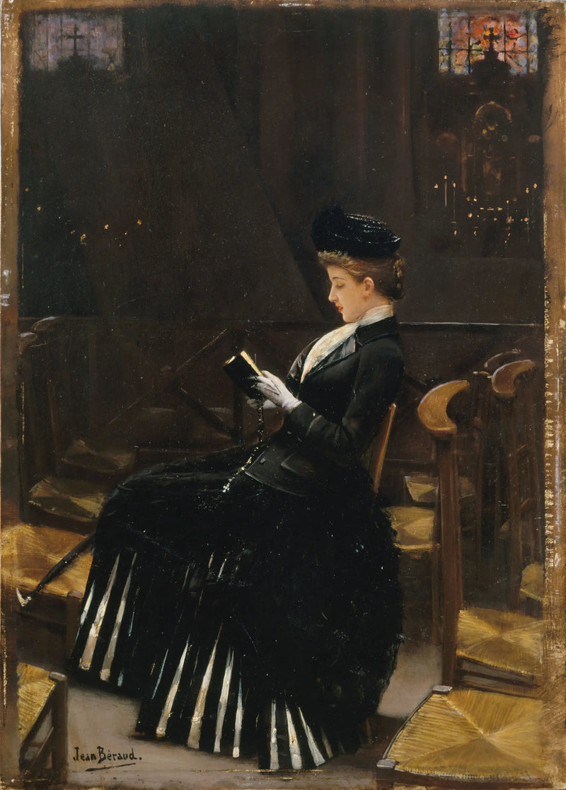 Mujer en oración - Jean Béraud