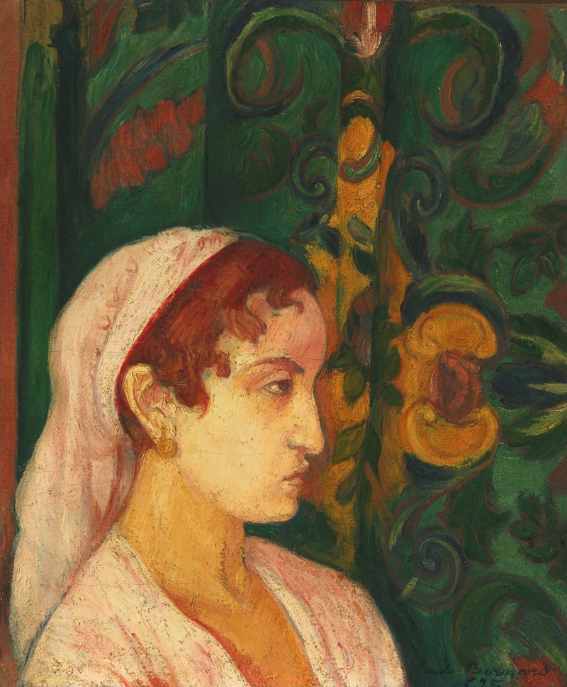 Mujer de perfil - Émile Bernard