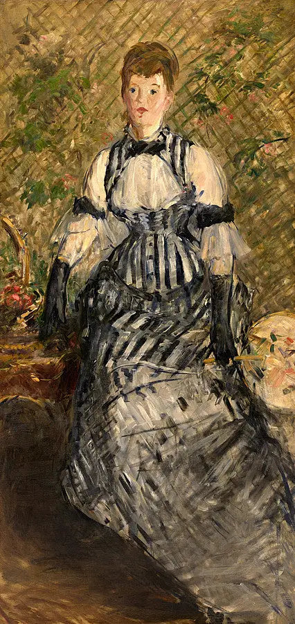Mujer con vestido de noche - Édouard Manet