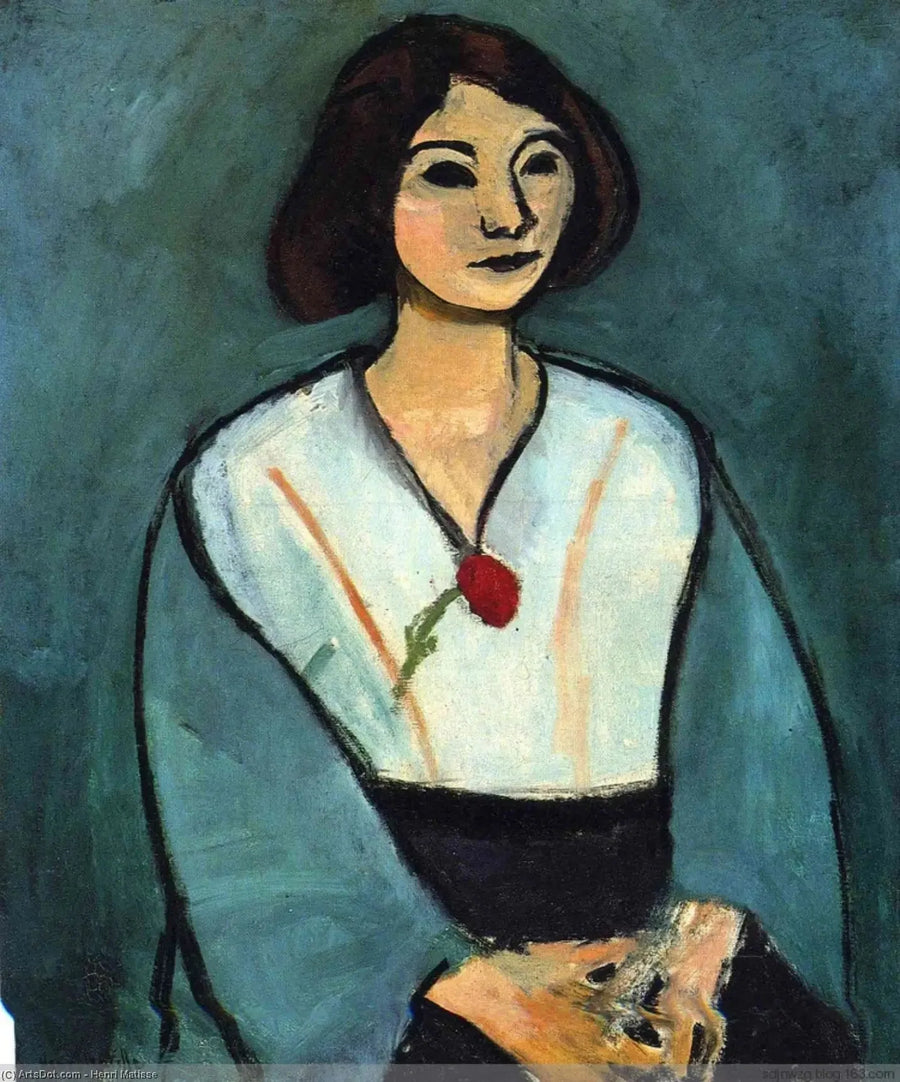 Mujer en verde - Henri Matisse