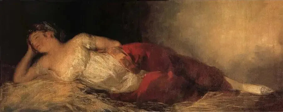 Mujer dormida - Francisco de Goya