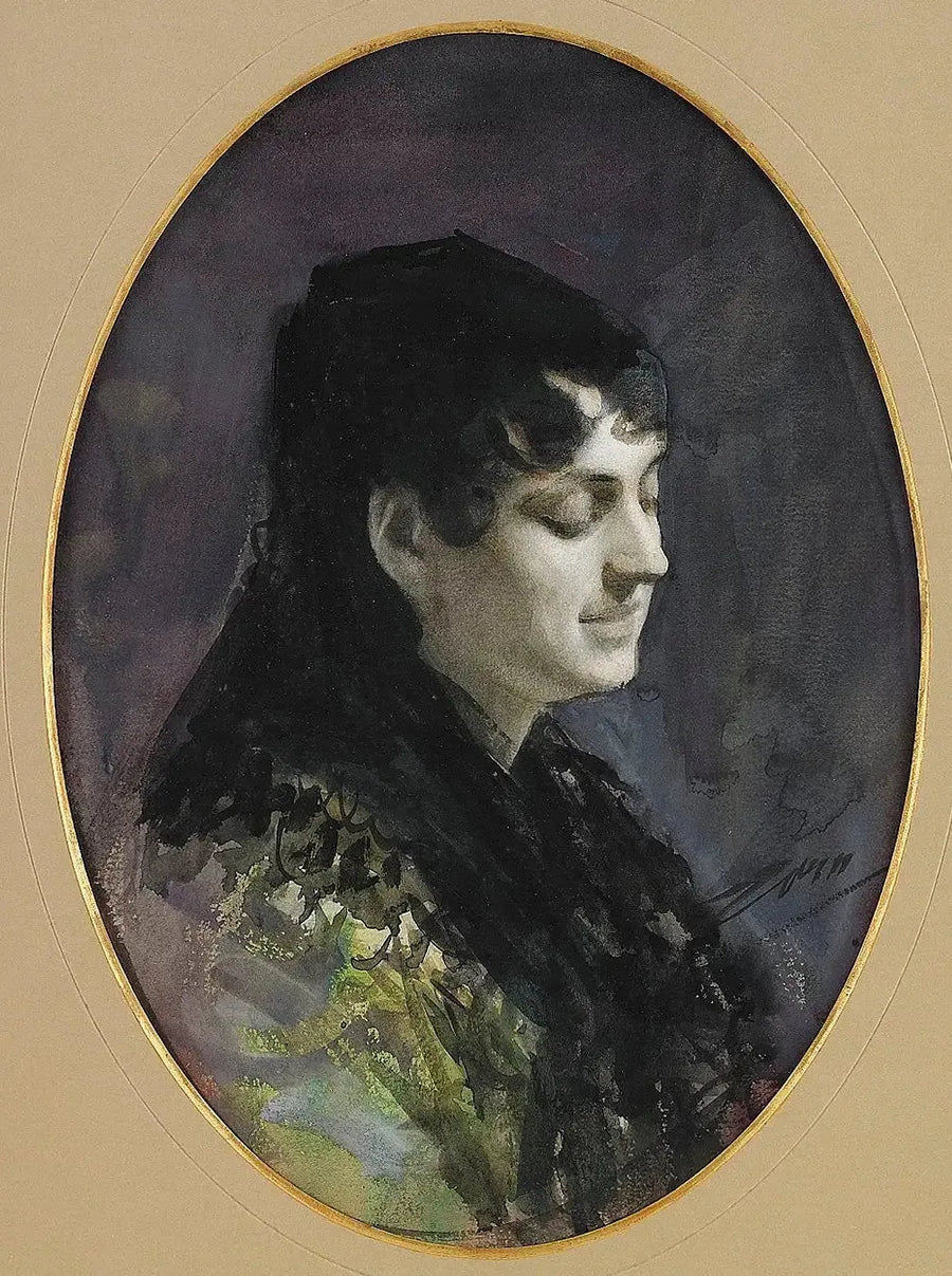 Mujer española 2 - Anders Zorn