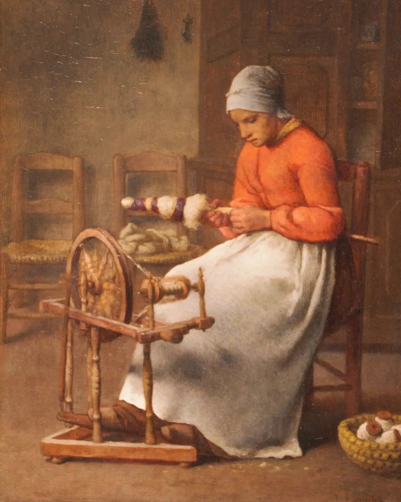 Mujer en movimiento - Jean-François Millet