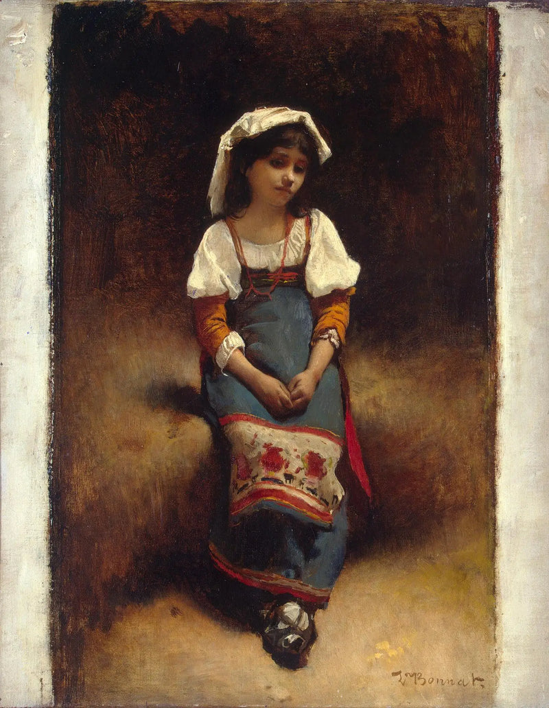 Mujer italiana - Léon Bonnat