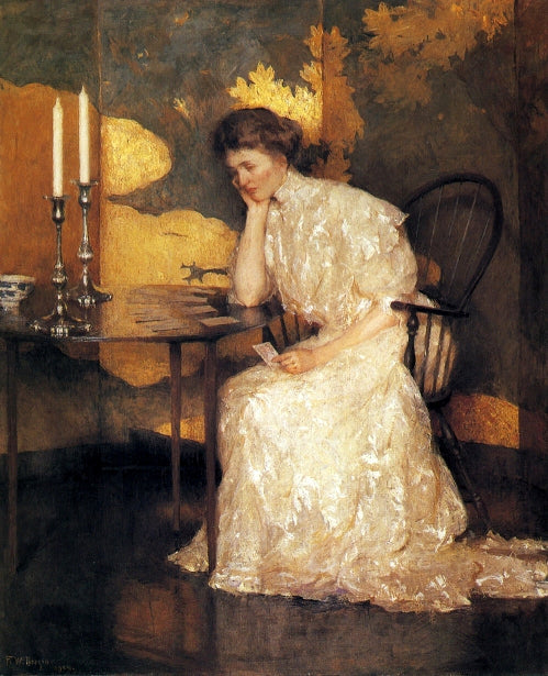 Mujer jugando al éxito - Frank Weston Benson