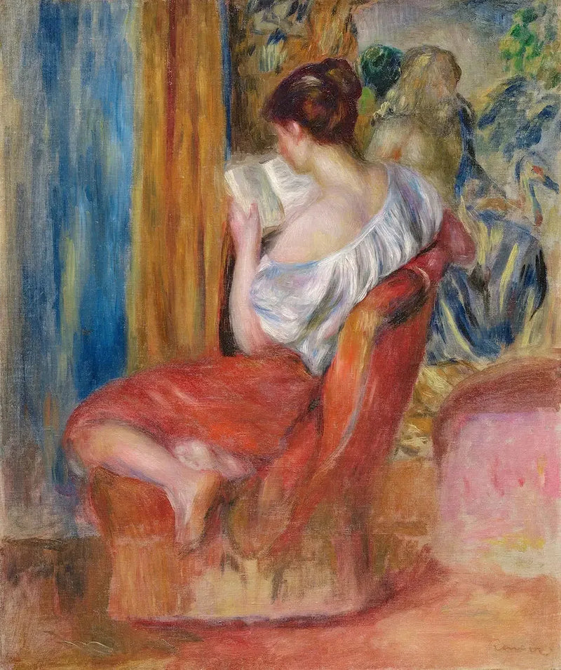 Mujer leyendo - Pierre-Auguste Renoir