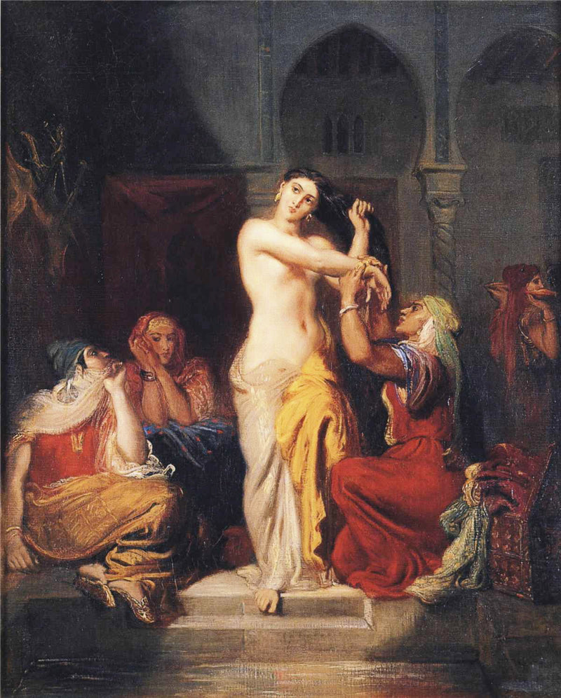 Mujer morisca saliendo del baño - Théodore Chassériau