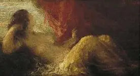 Mujer desnuda acostada - Henri Fantin-Latour