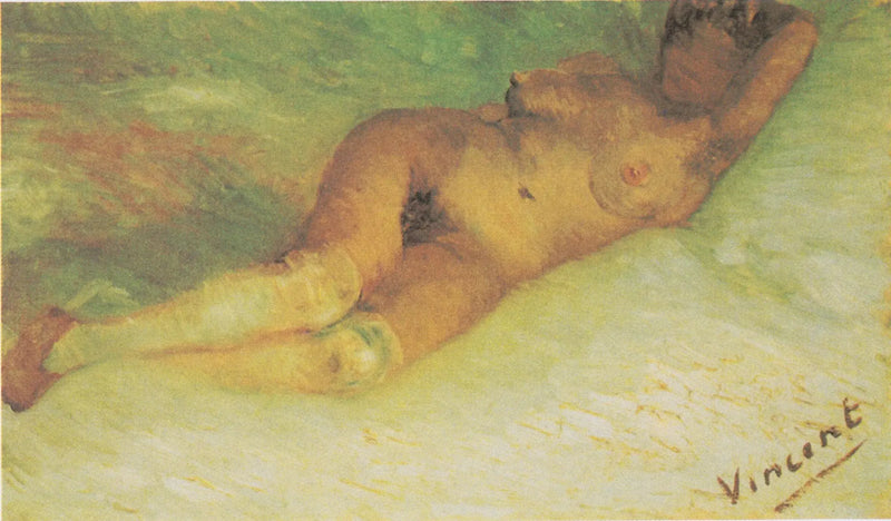 Mujer desnuda acostada - Vincent van Gogh