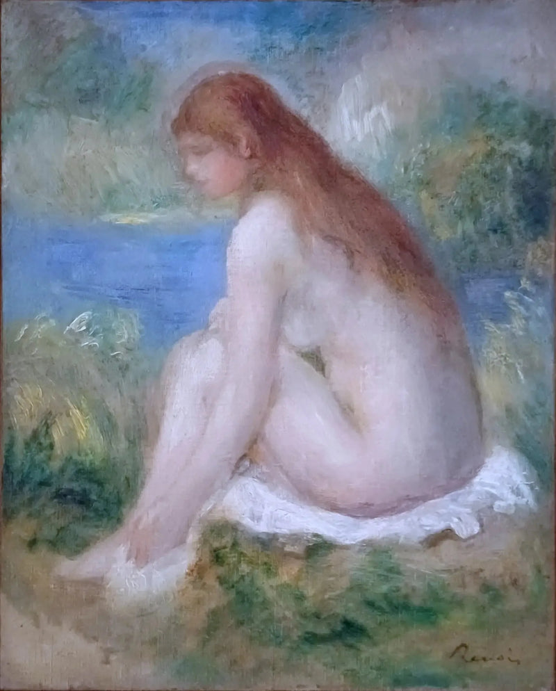 Mujer desnuda sentada - Pierre-Auguste Renoir