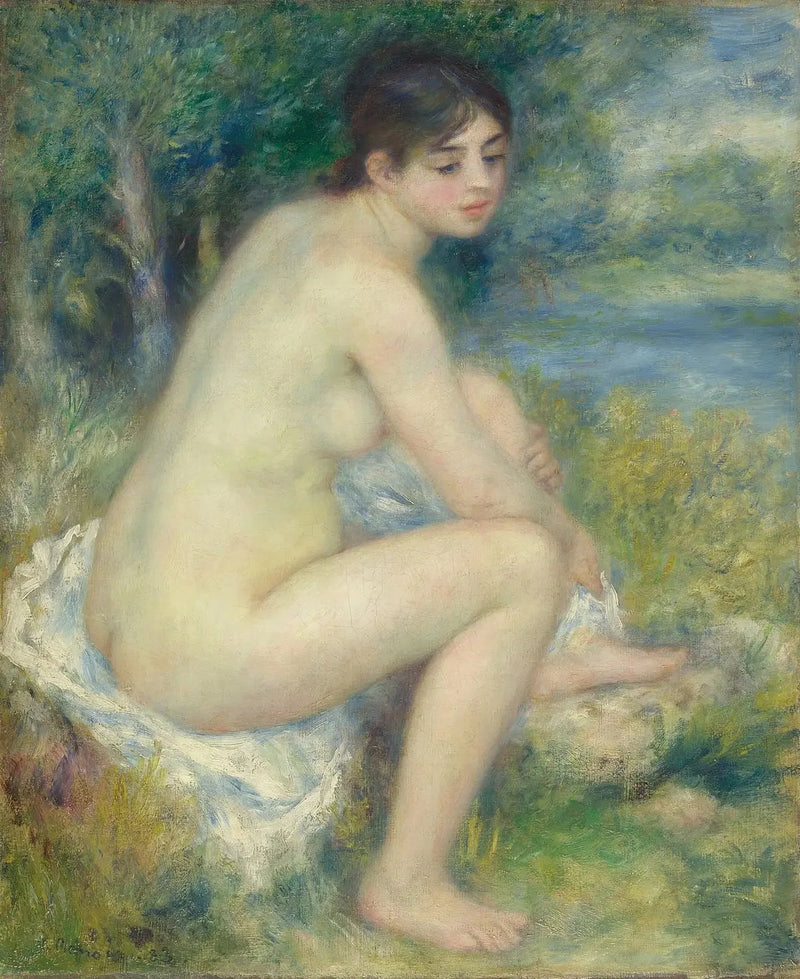 Mujer desnuda en un paisaje - Pierre-Auguste Renoir