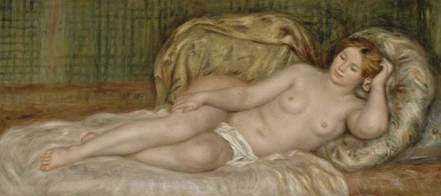 Mujer desnuda (durmiendo) - Pierre-Auguste Renoir