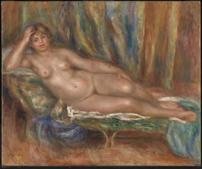 Mujer desnuda en un sofá - Pierre-Auguste Renoir