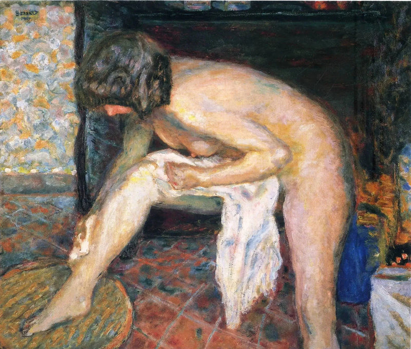 Mujer inclinada - Pierre Bonnard